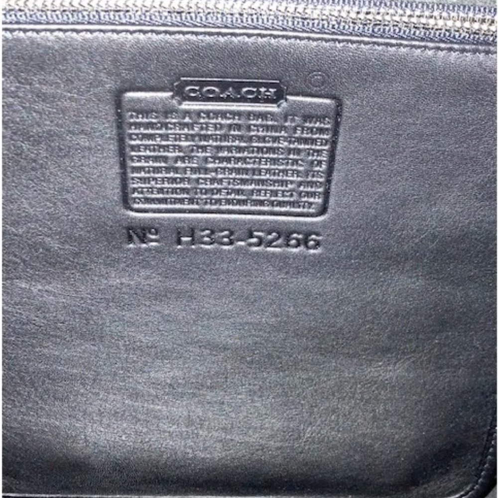 Coach Black Briefcase (never used)